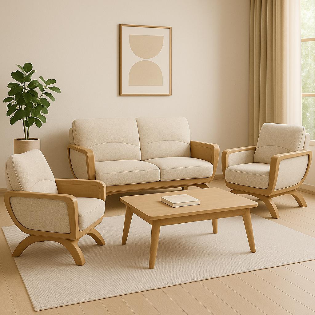 Stylish Sectional with Coffee Table